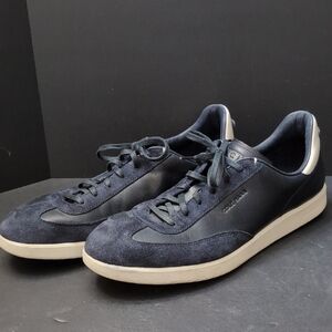 Cole Haan Grand Pro Turf Men's Blue Suede Soccer Silhouette Sneakers,Size 14.